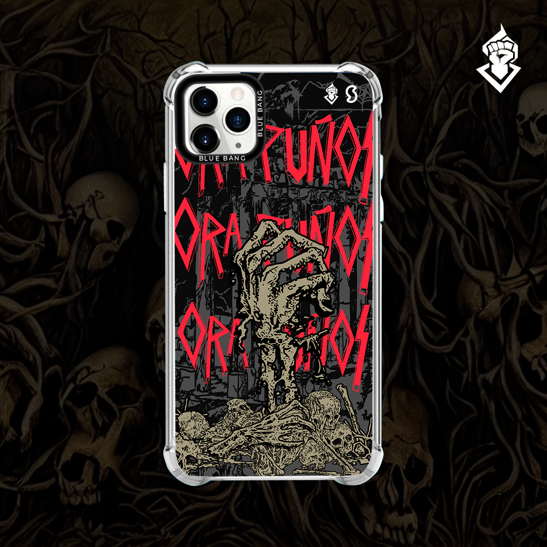 Mano esqueleto ora puños Alkapone 3.0