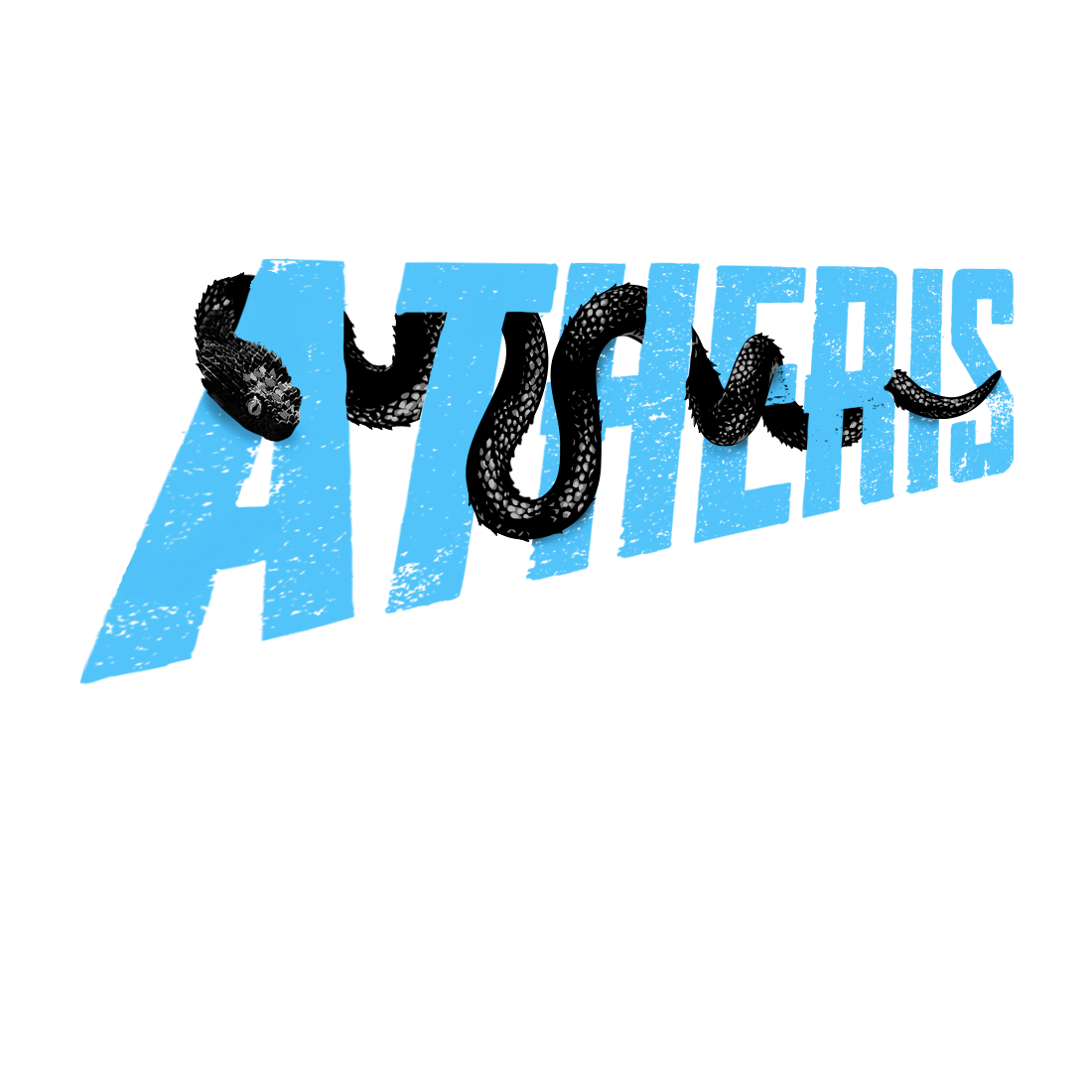 PLAYERA HOMBRE ATHERIS LETRA SNAKE