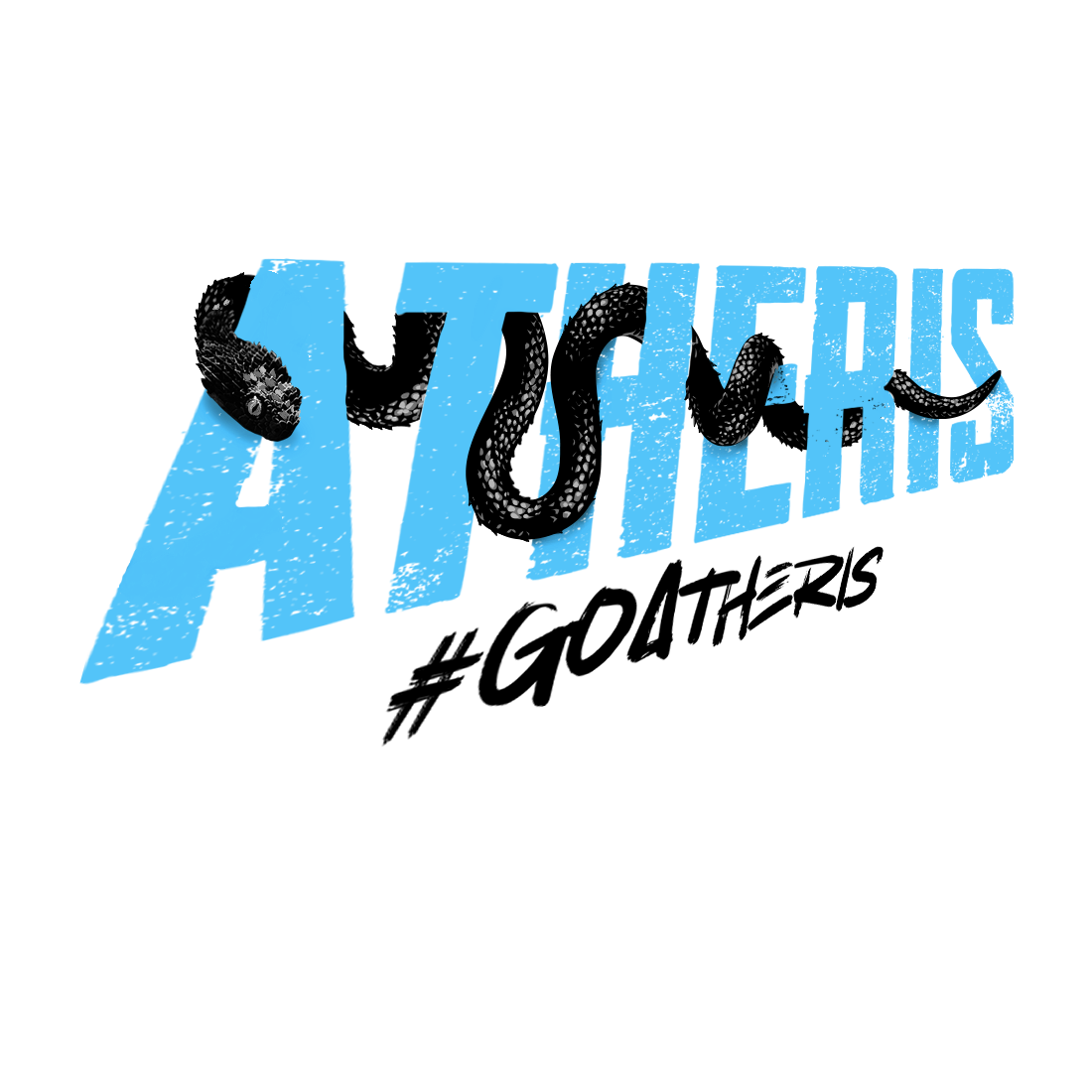 PLAYERA HOMBRE ATHERIS LETRA SNAKE