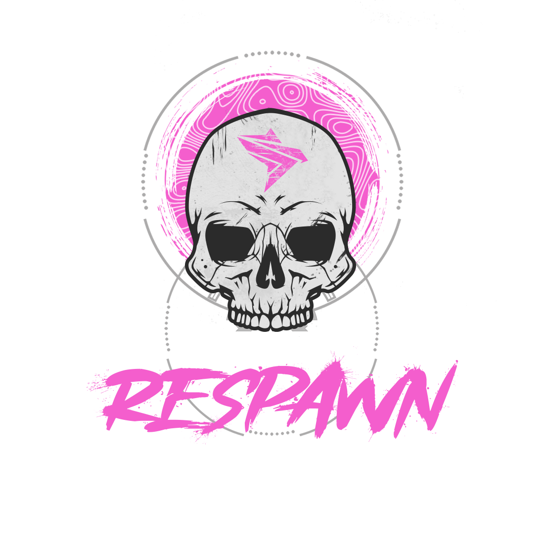 FIGHT TO RESPAWN PINK MEN'S T-SHIRT