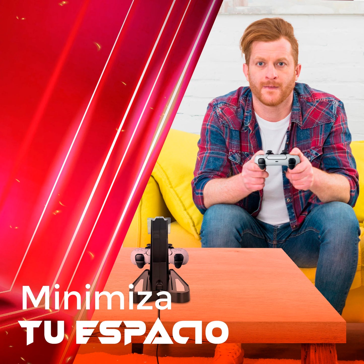 Cargador Dual para Controles Play Station