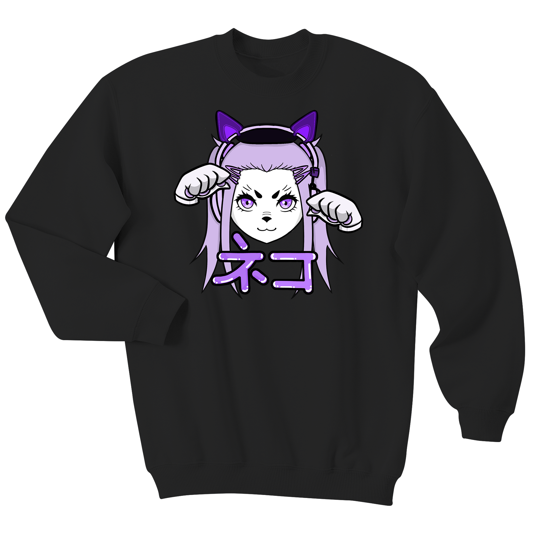 SUDADERA LITCHI NEKO M Streamerch