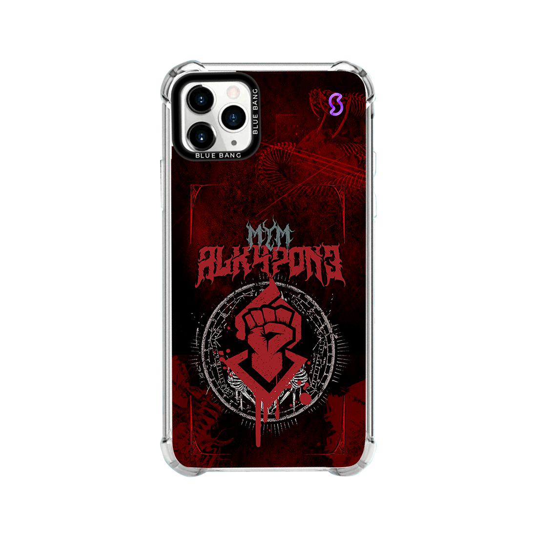 Holographic death metal cell phone case alk4pon3 Streamerch