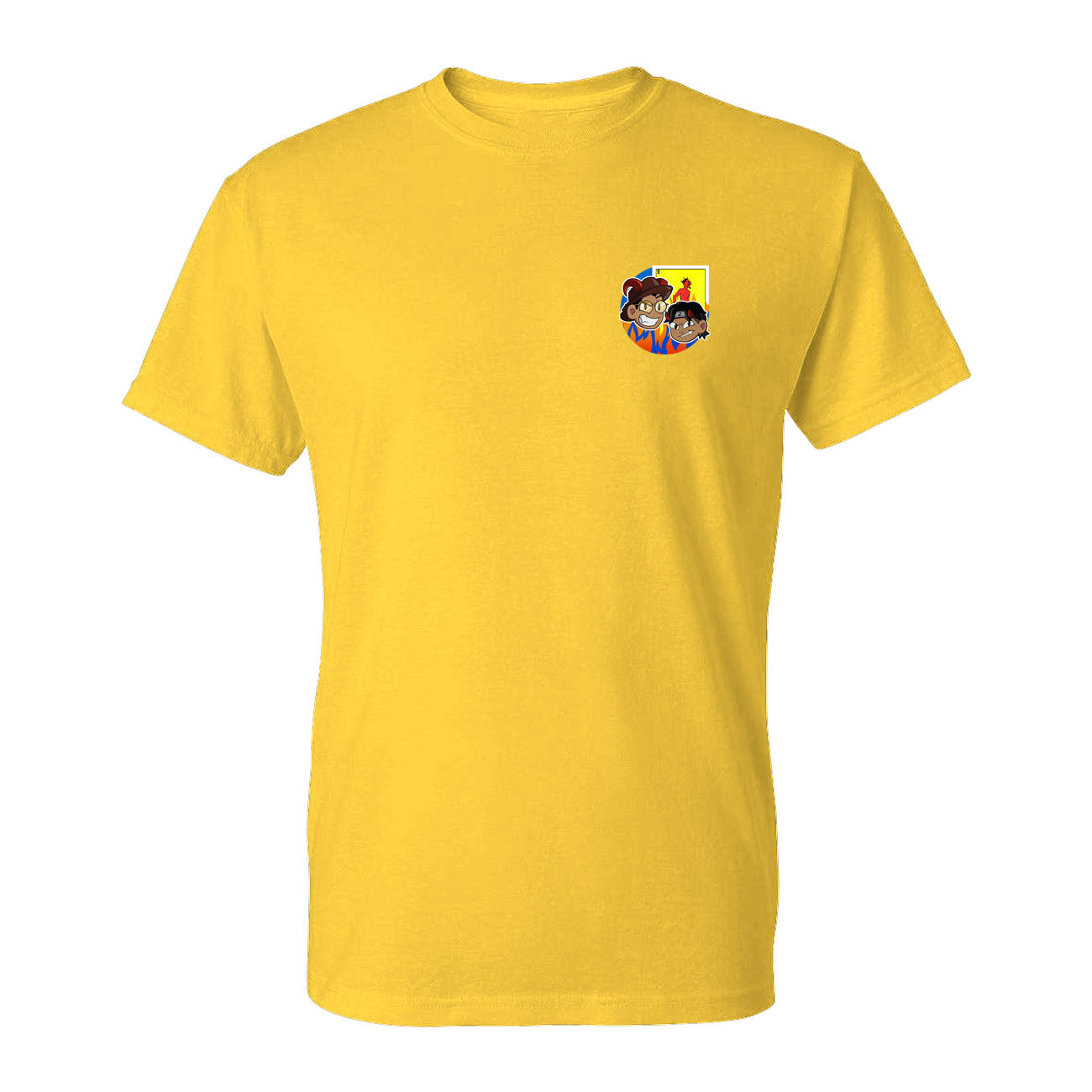ElBezzer Men's T-Shirt Tribal Roulette of the Little Devil Double Design