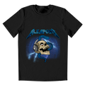 metallic lightning bolt with alkapone skull