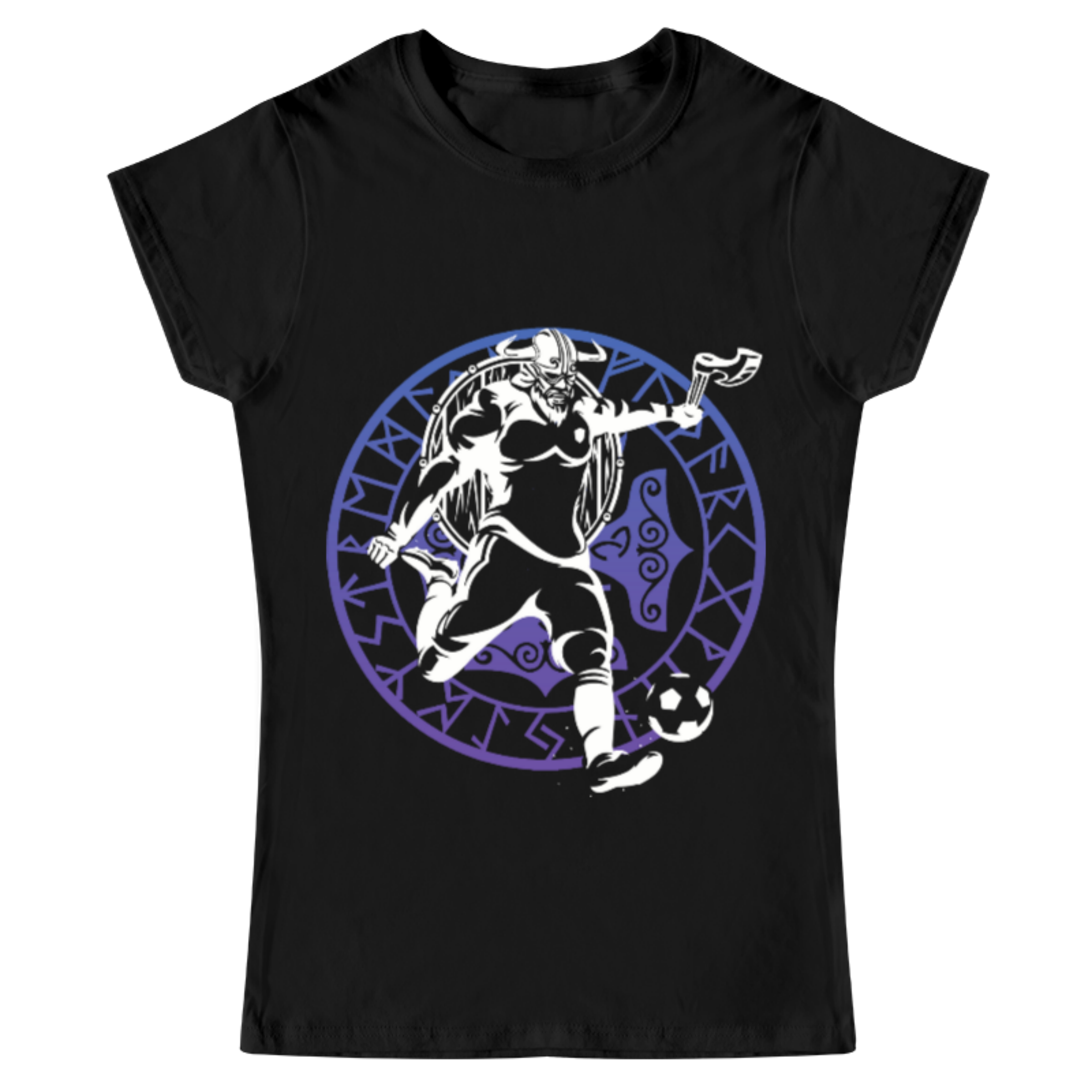 WEREVERWERO SOCCER VIKING WOMEN'S T-SHIRT