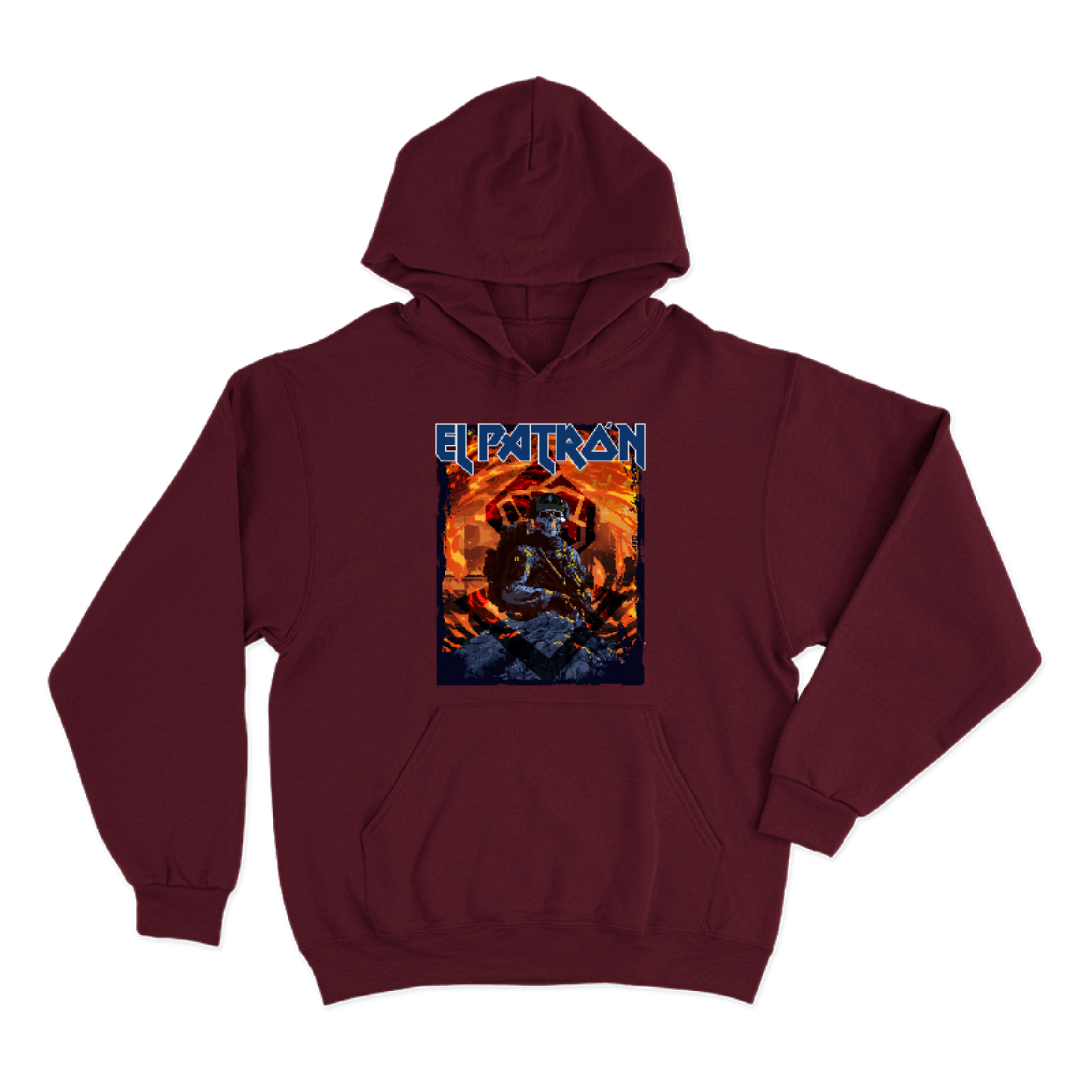 Alkapone the Iron Maiden pattern