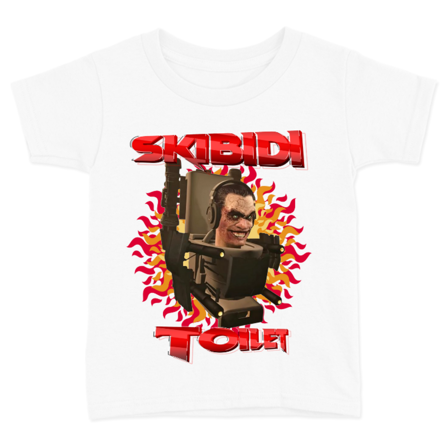 PLAYERA PARA NIÑOS UNISEX SKIBIDI TOILETS TITAN BOSS