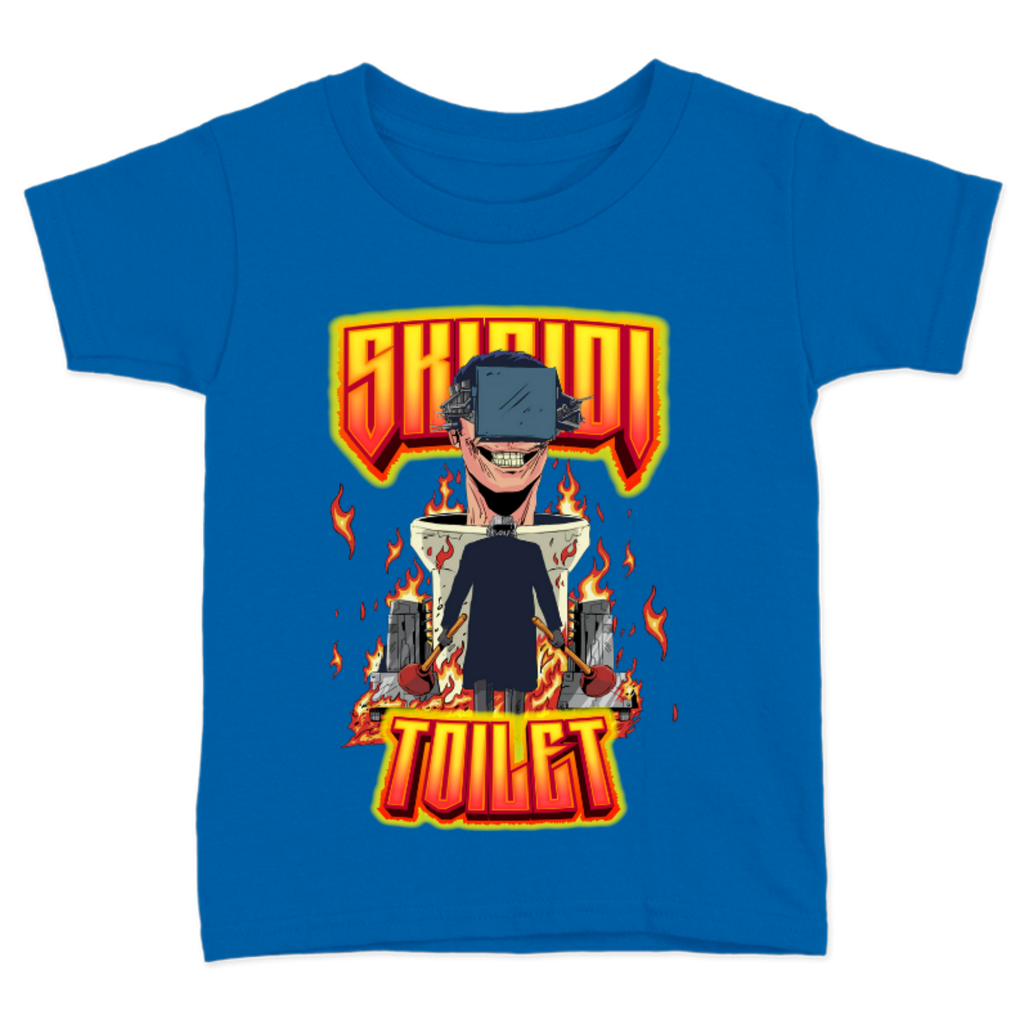 PLAYERA PARA NIÑOS UNISEX SKIBIDI TOILETS WARS