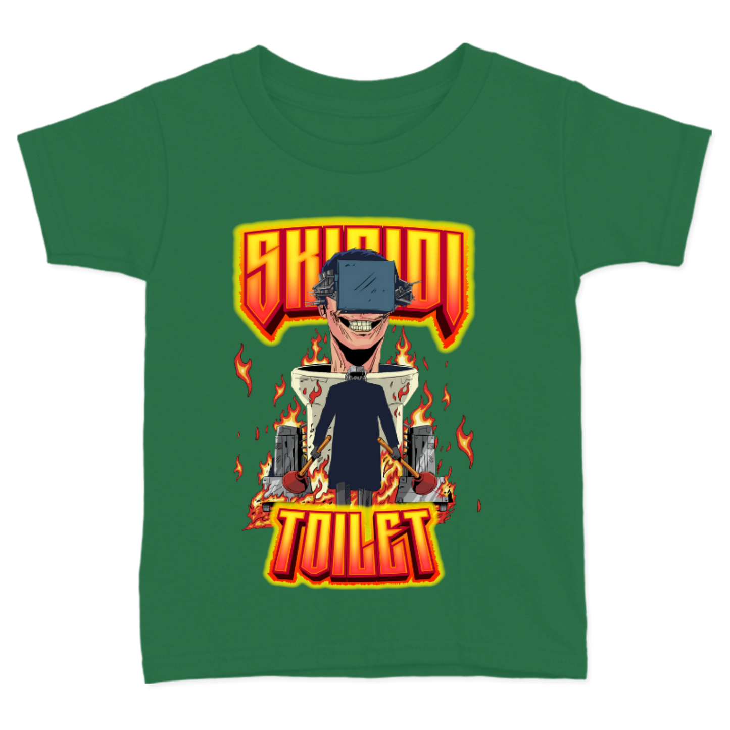 PLAYERA PARA NIÑOS UNISEX SKIBIDI TOILETS WARS