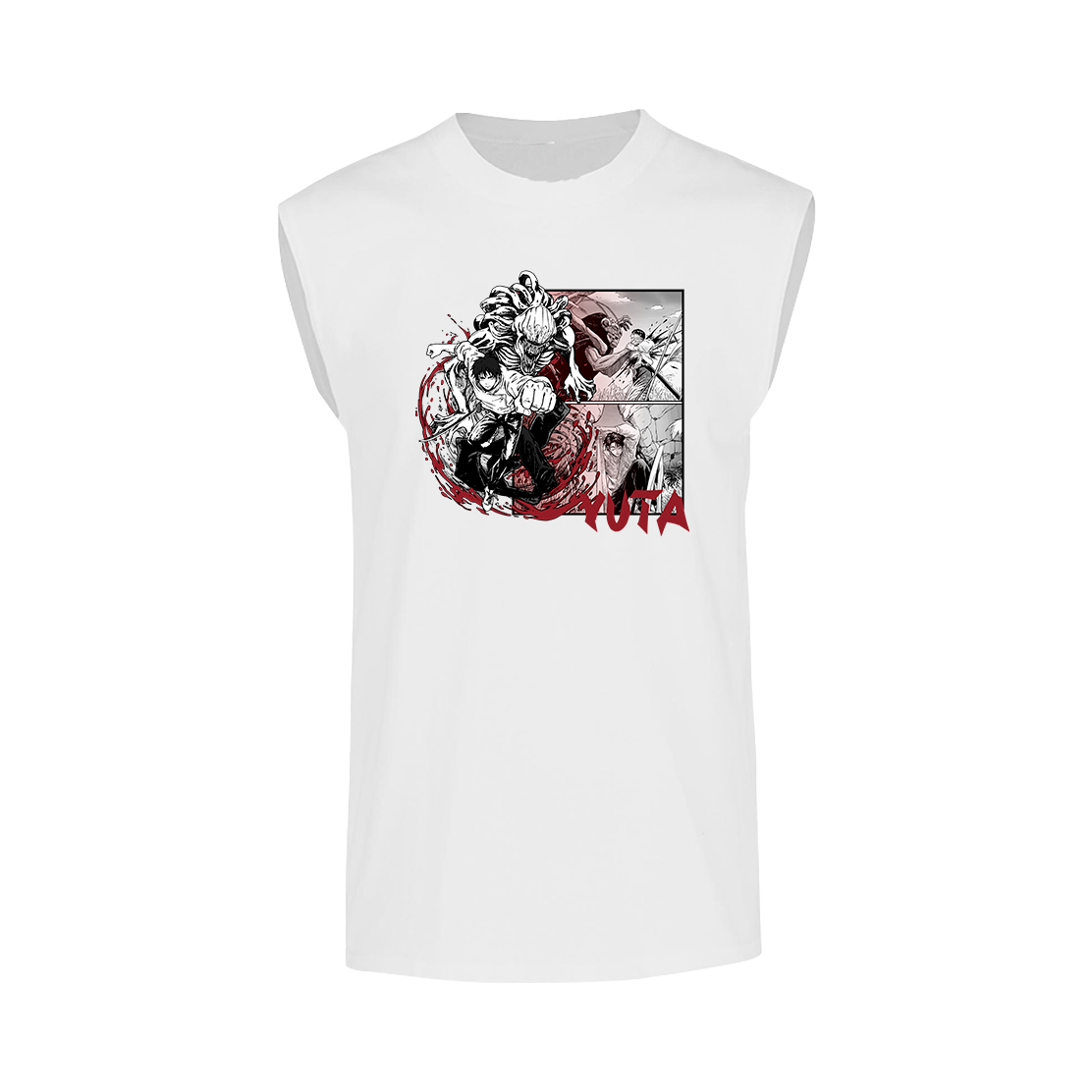 Camiseta Tank Top Jujutsu Kaisen Yuta Okkotsu Diseño Manga