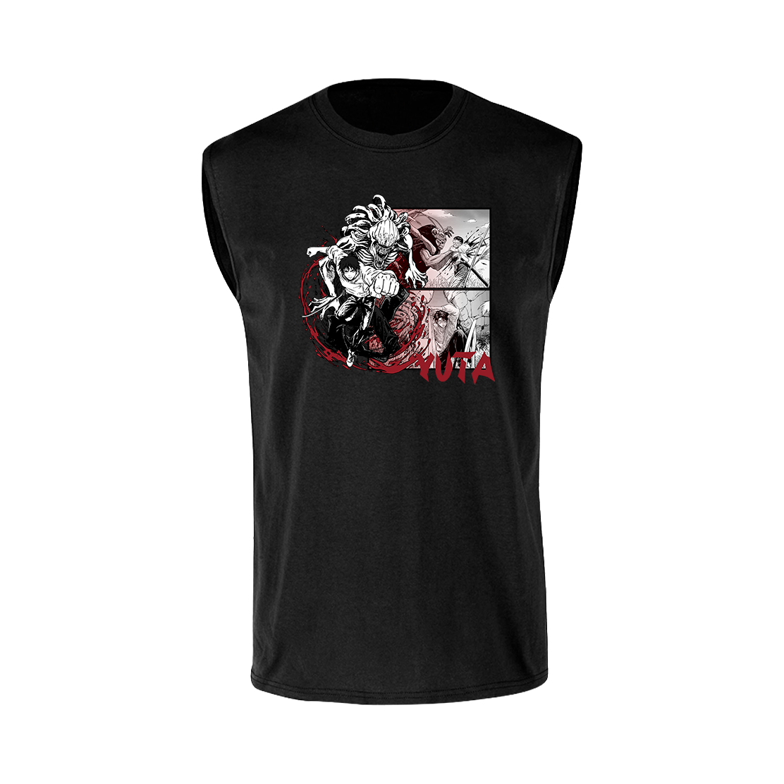 Camiseta Tank Top Jujutsu Kaisen Yuta Okkotsu Diseño Manga