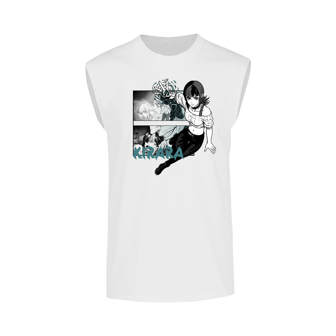 Camiseta Tank Top Kirara Jujutsu Kaisen Diseño Manga