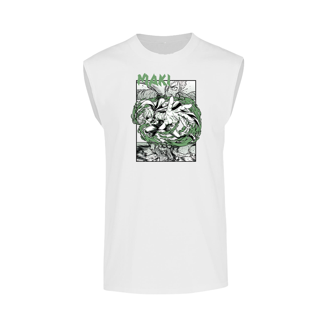 Camiseta Tank Top Maki Zenin Diseño Manga