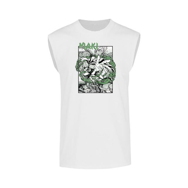 Maki Zenin Tank Top Manga Design