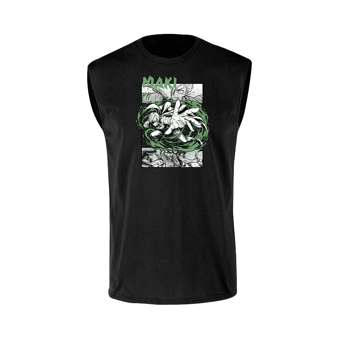 Camiseta Tank Top Maki Zenin Diseño Manga