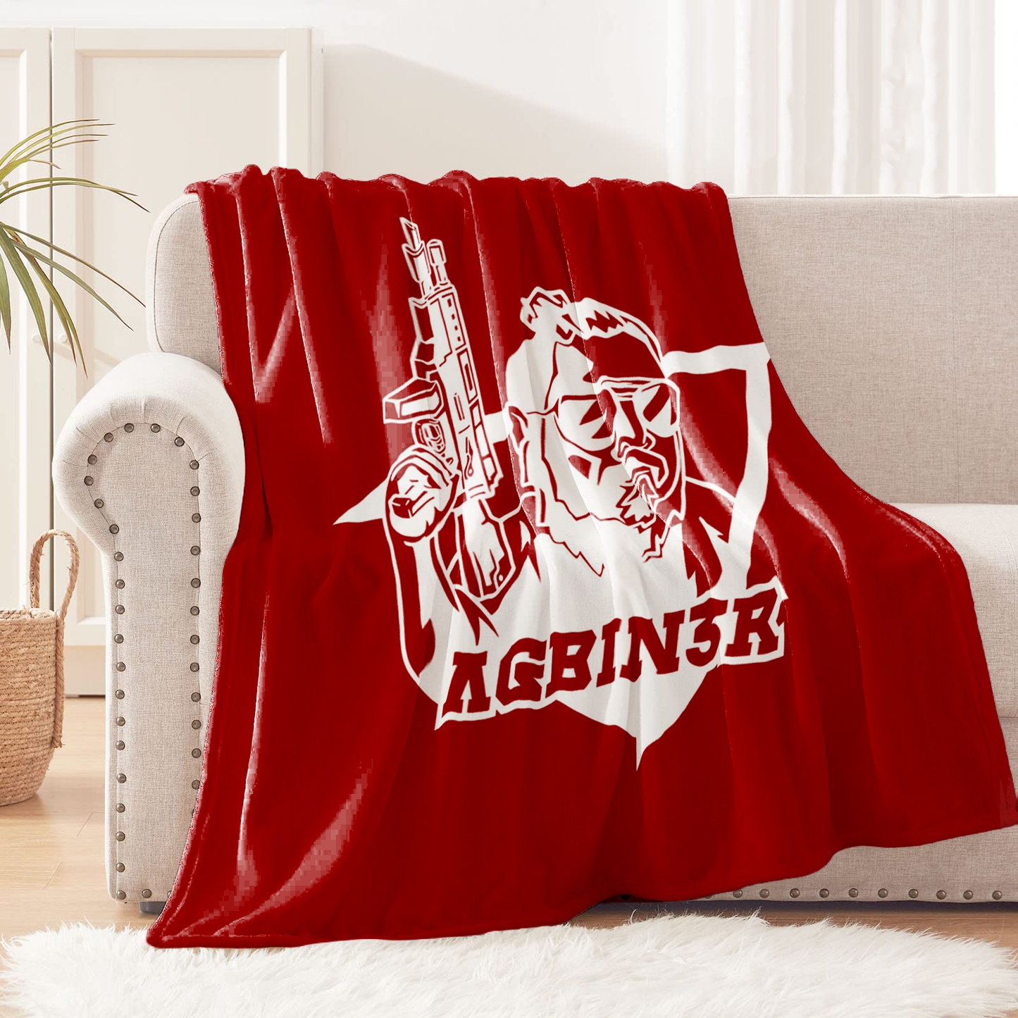 Manta de Tela Polar, Poliéster de 1.10 x 1.60 cm Agbiner