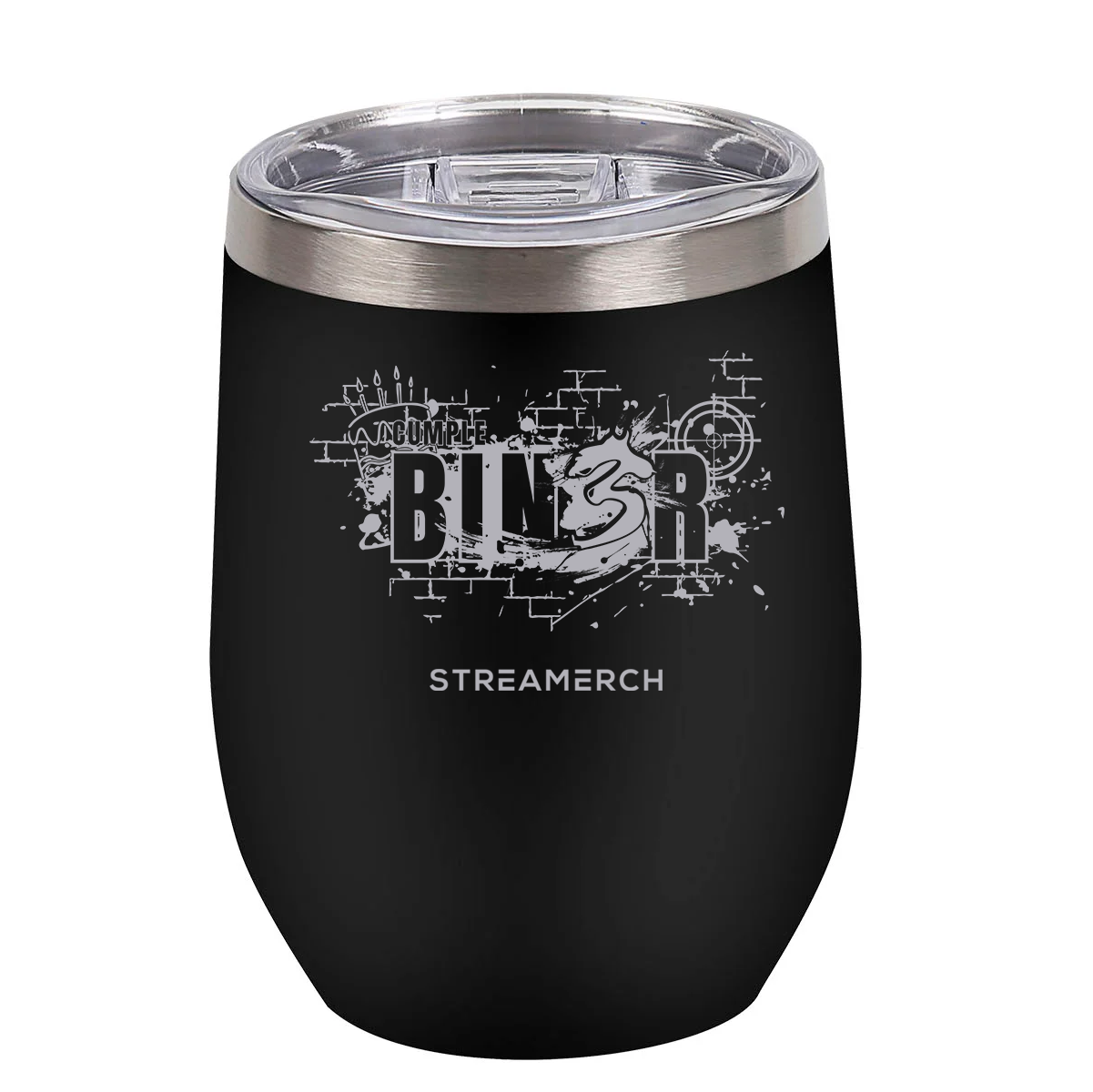 Vaso Térmico Cumple bin3r Negro