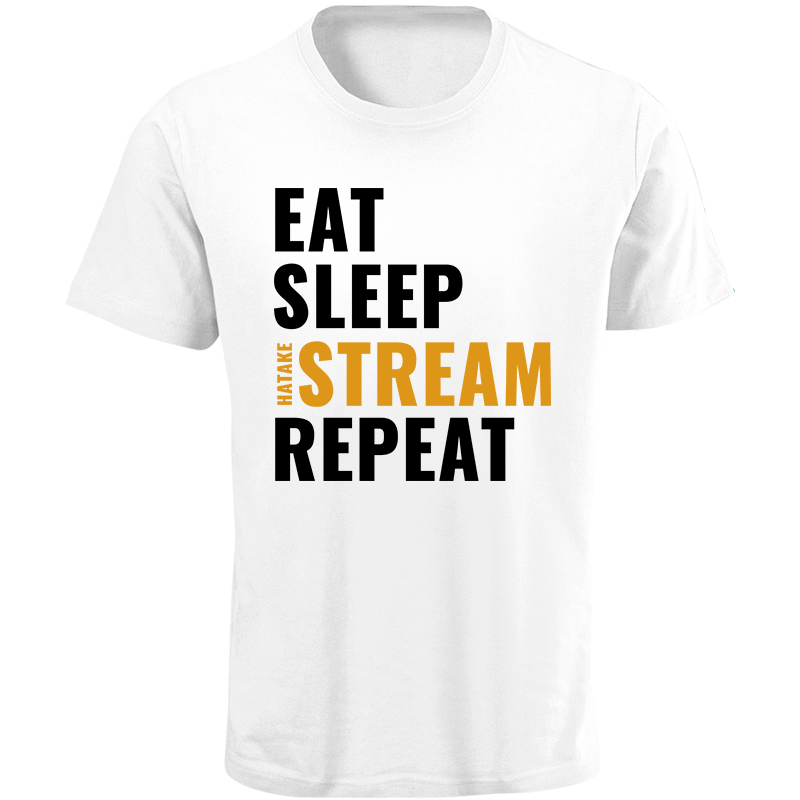 Eat Sleep Hatake Gaming White Men's T-Shirt