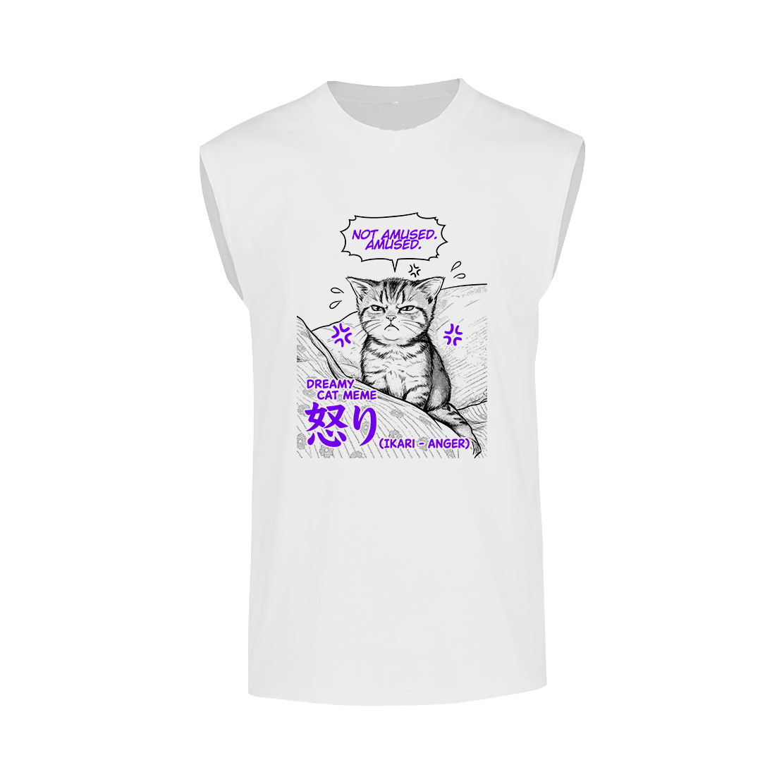 Tanktop Gato Malo Ikari Estilo Manga