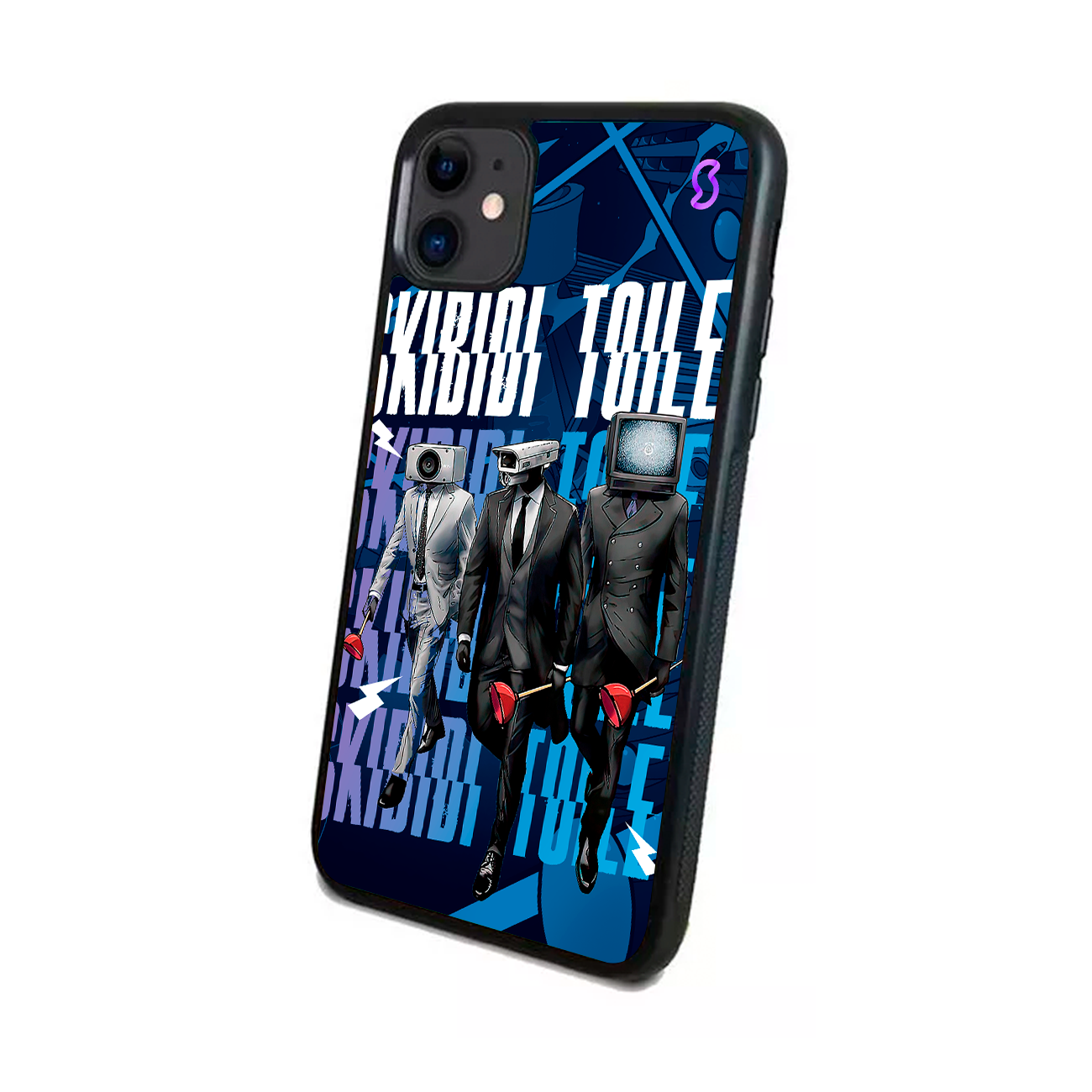 Sublimated cell phone case "Skibidi Toilets"