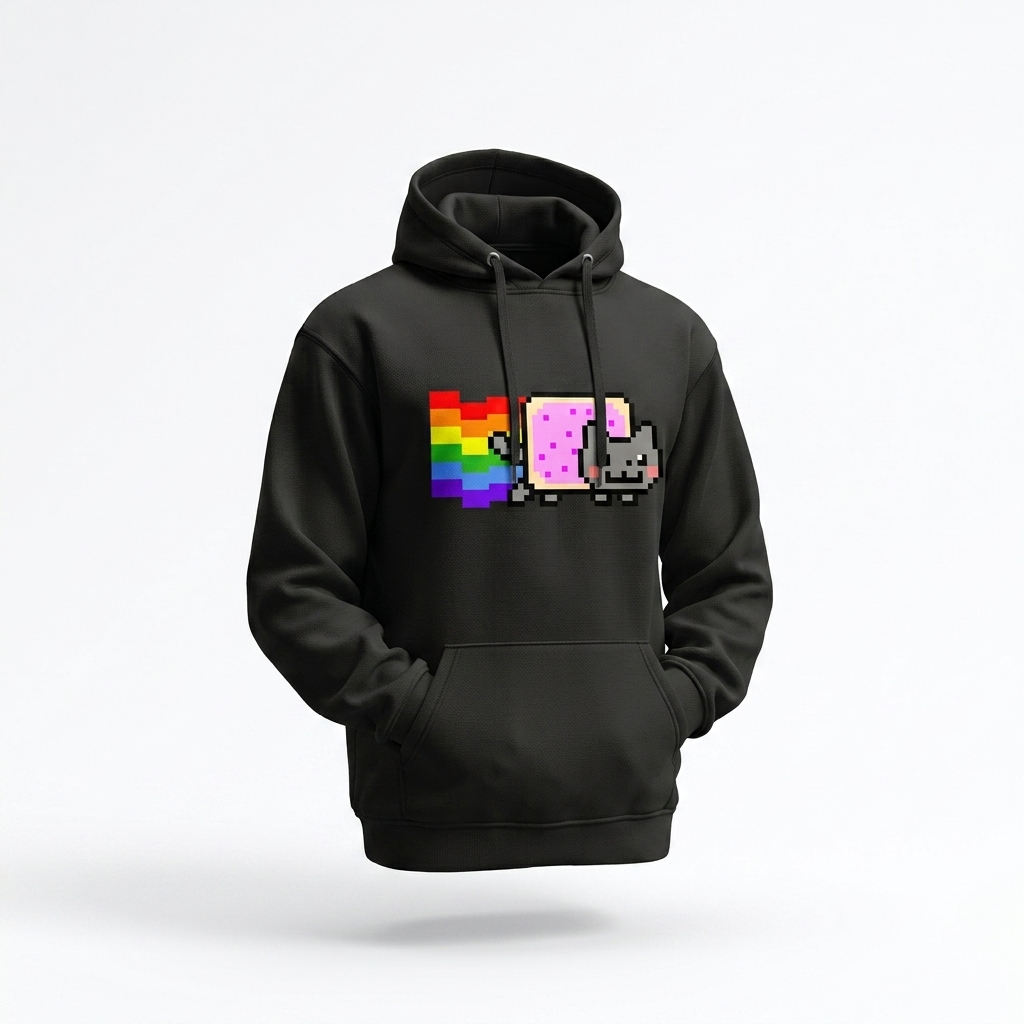 Hoodie Nyan Cat - Tumblr Nostalgia