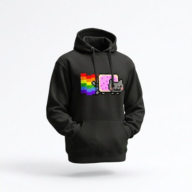 Hoodie Nyan Cat - Tumblr Nostalgia