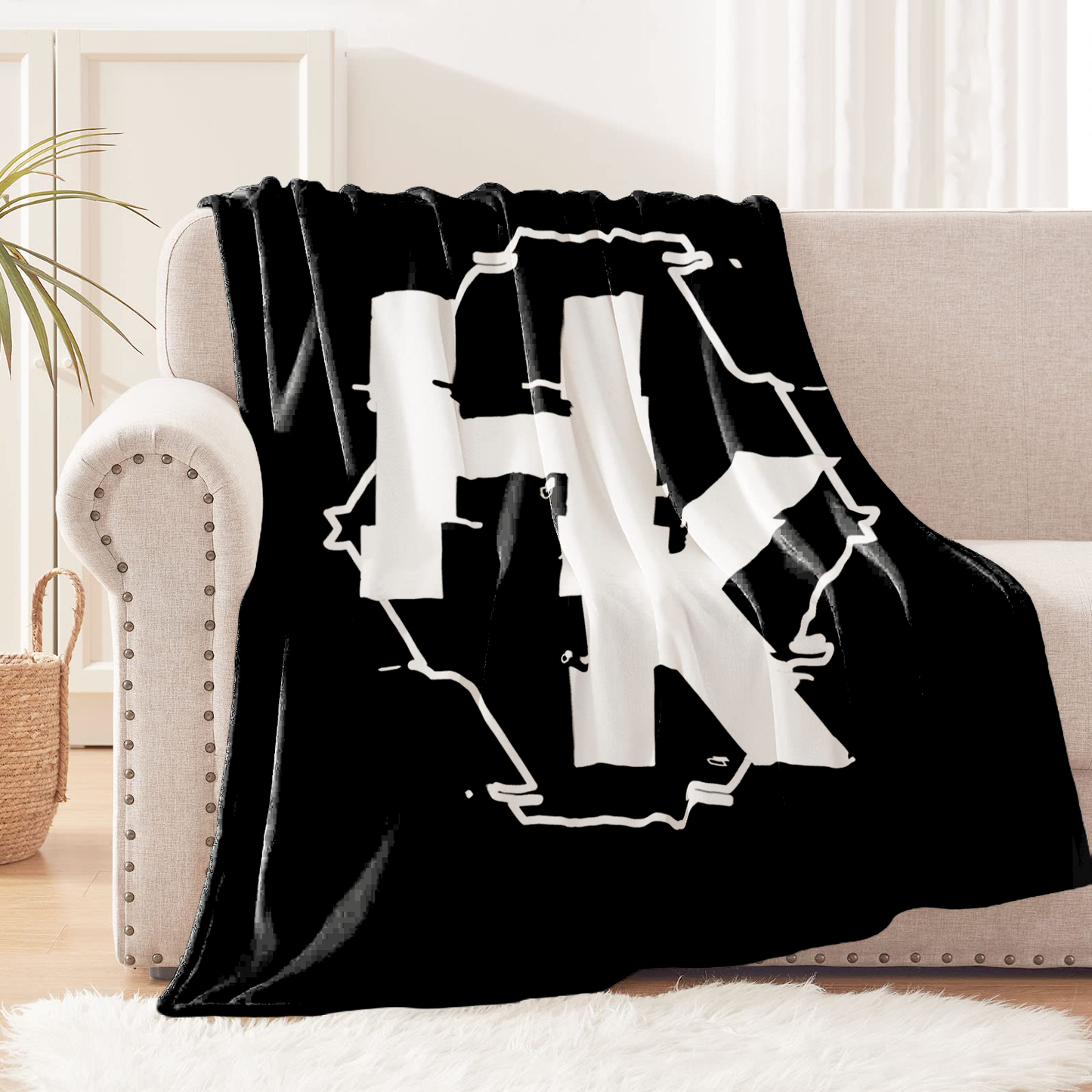 Manta de Tela Polar, Poliéster de 1.10 x 1.60 cm Hatake Gaming