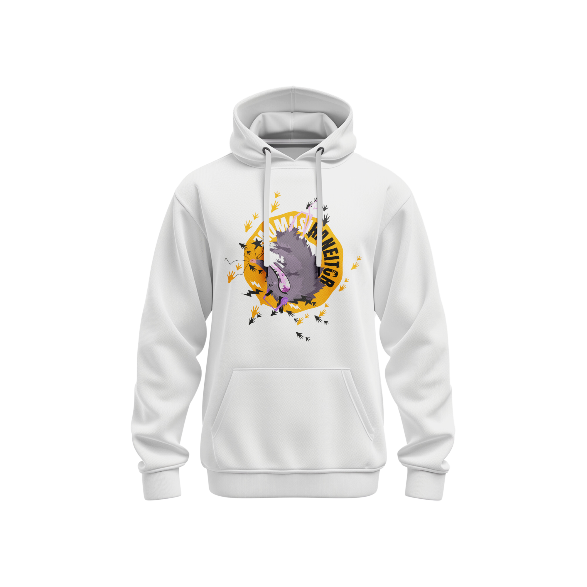 Hoodie Yellow Circle Mumusi