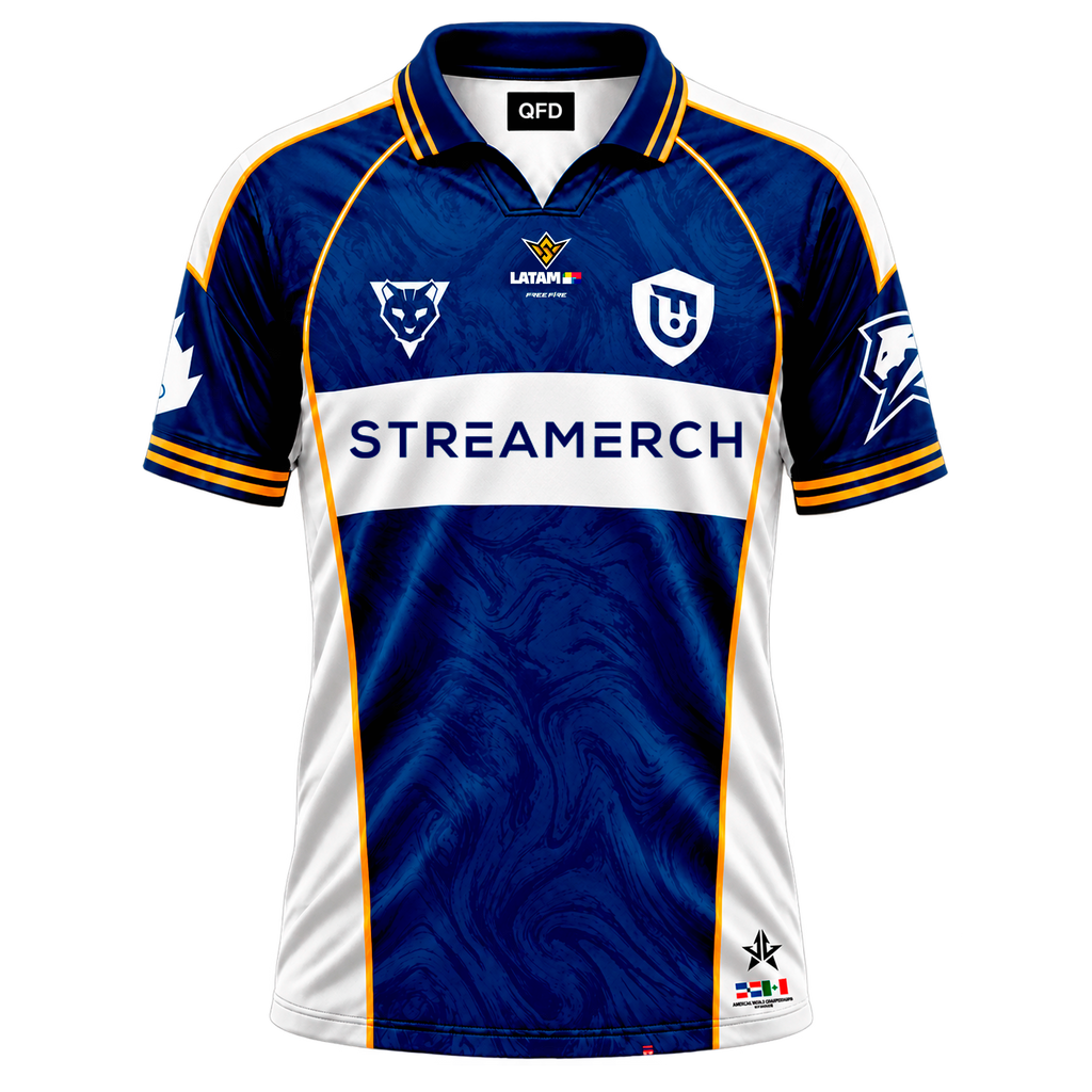 Jersey Free Fire World Latam Quisqueya
