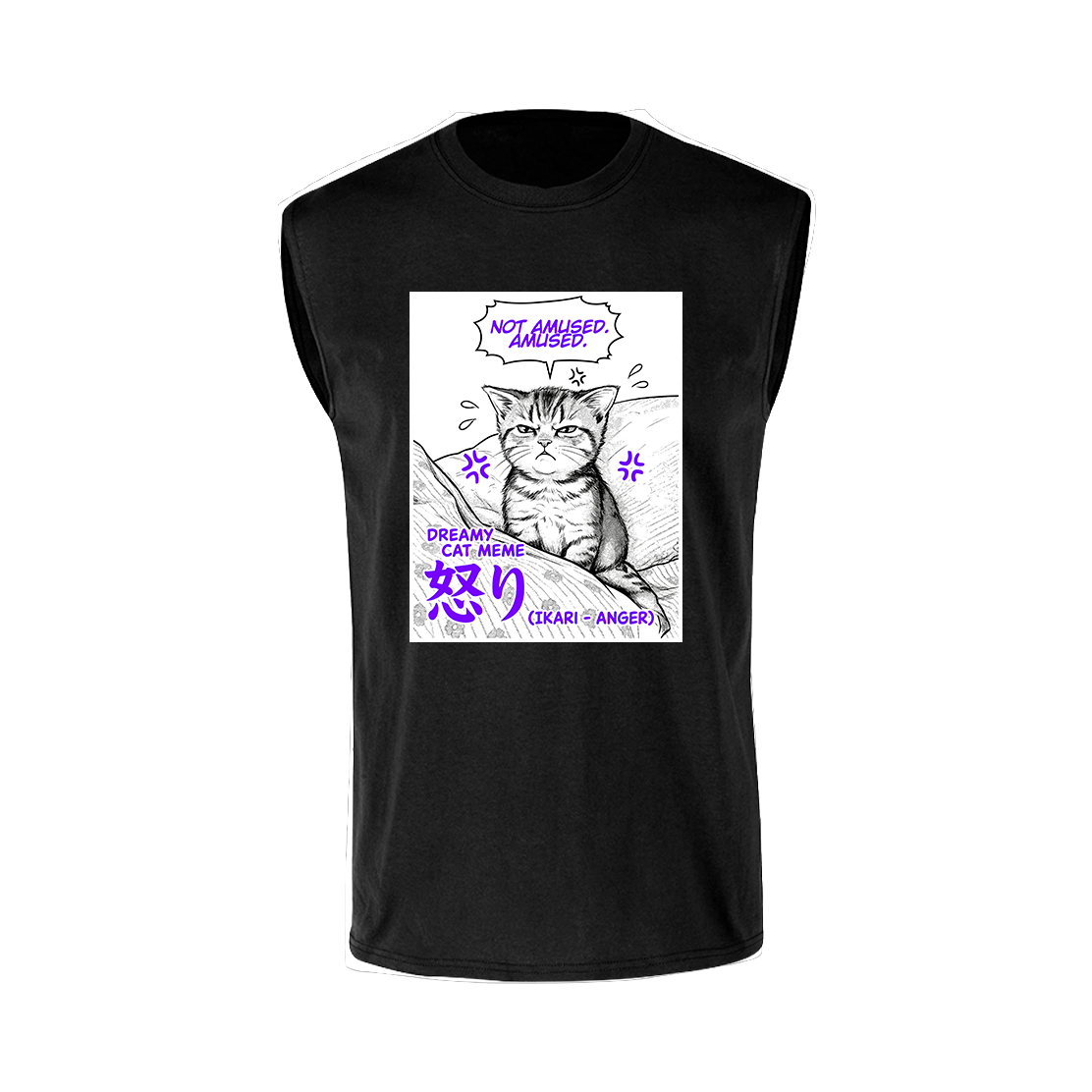 Tanktop Gato Malo Ikari Estilo Manga