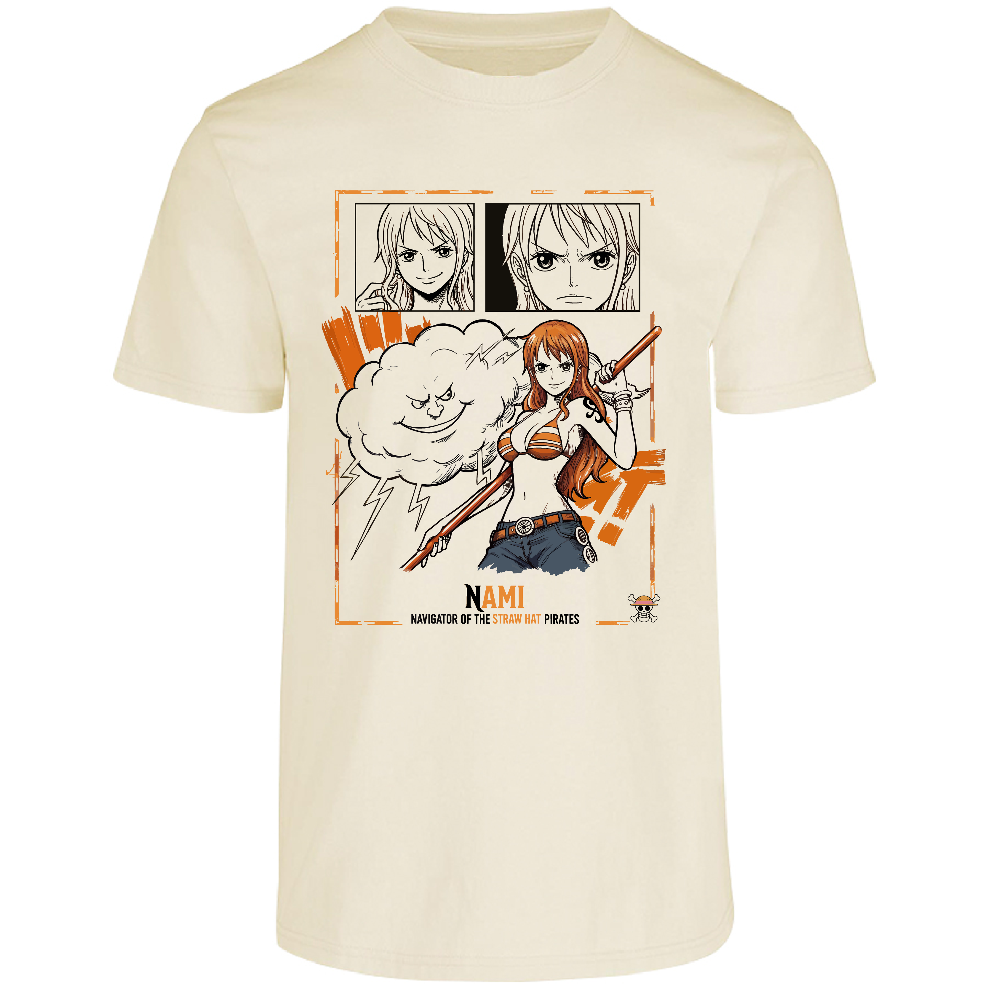 Playera Anime Nami One Piece Manga Unisex