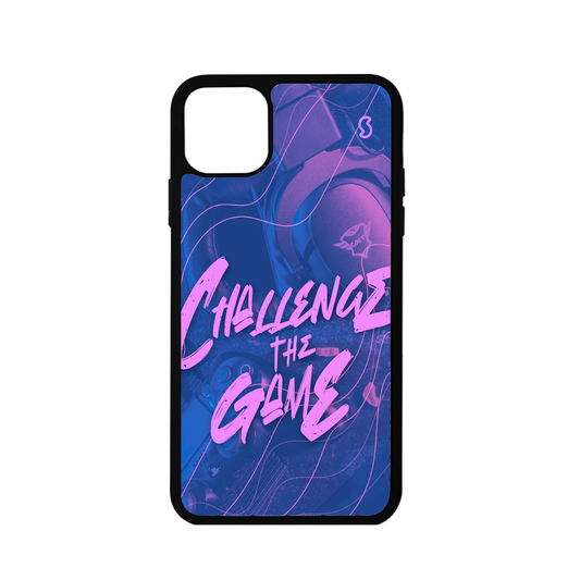 Challenge the game sublimated cell phone case
