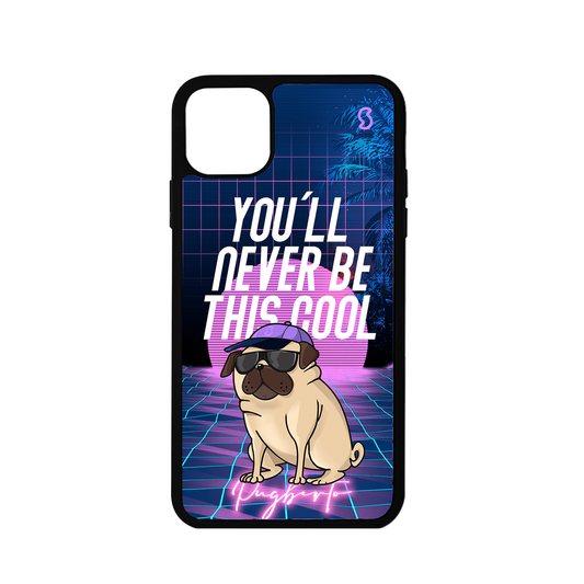 Pugberto sublimated cell phone case so cool