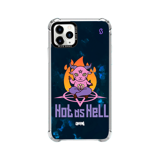 Funda para celulares hológrafica Hot as Hell Okami