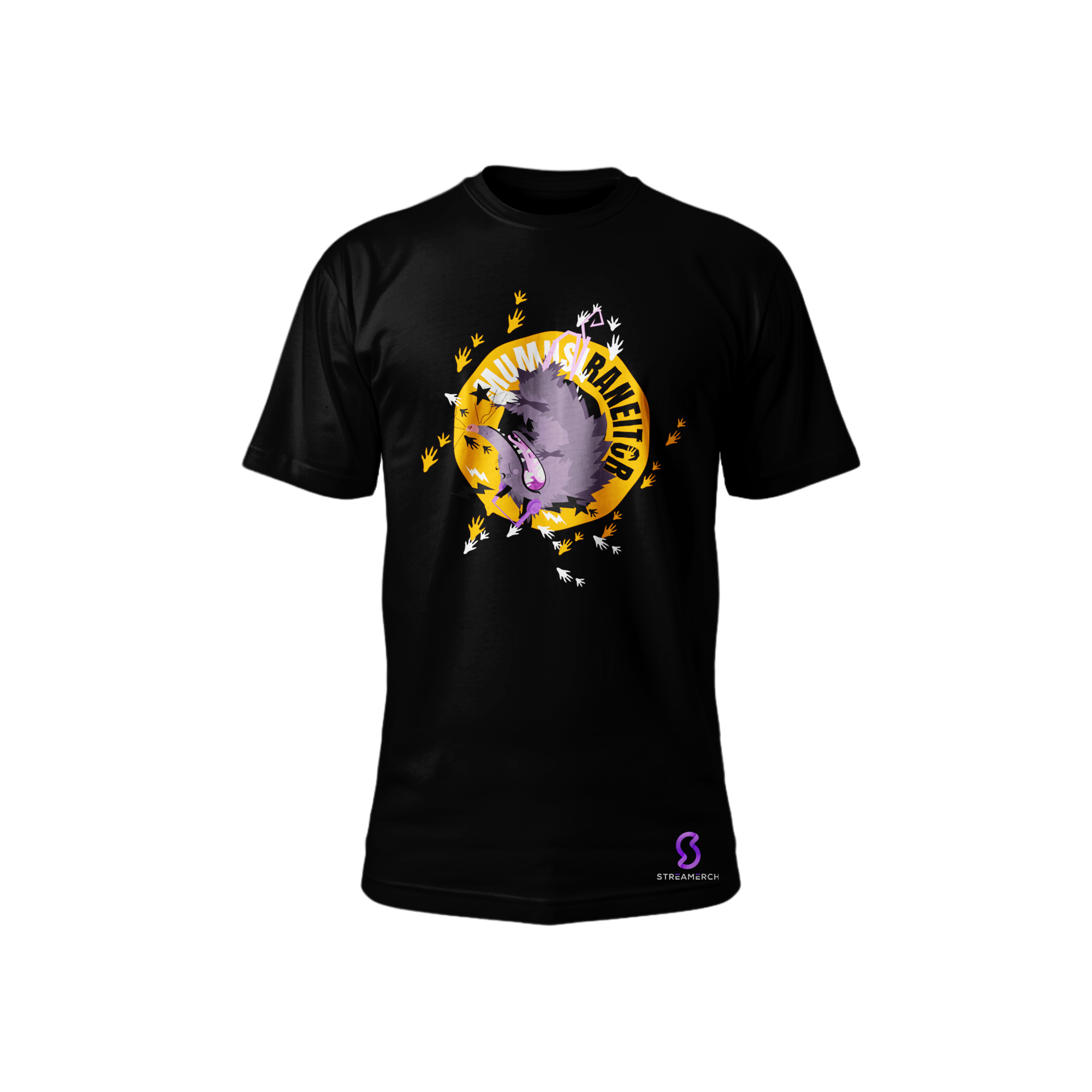 Men's Yellow Circle Mumusi T-Shirt