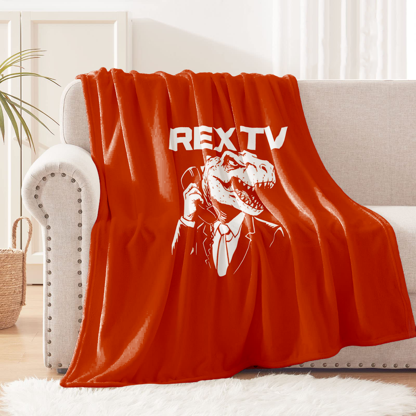 Manta de Tela Polar, Poliéster de 1.10 x 1.60 cm Rex Tv