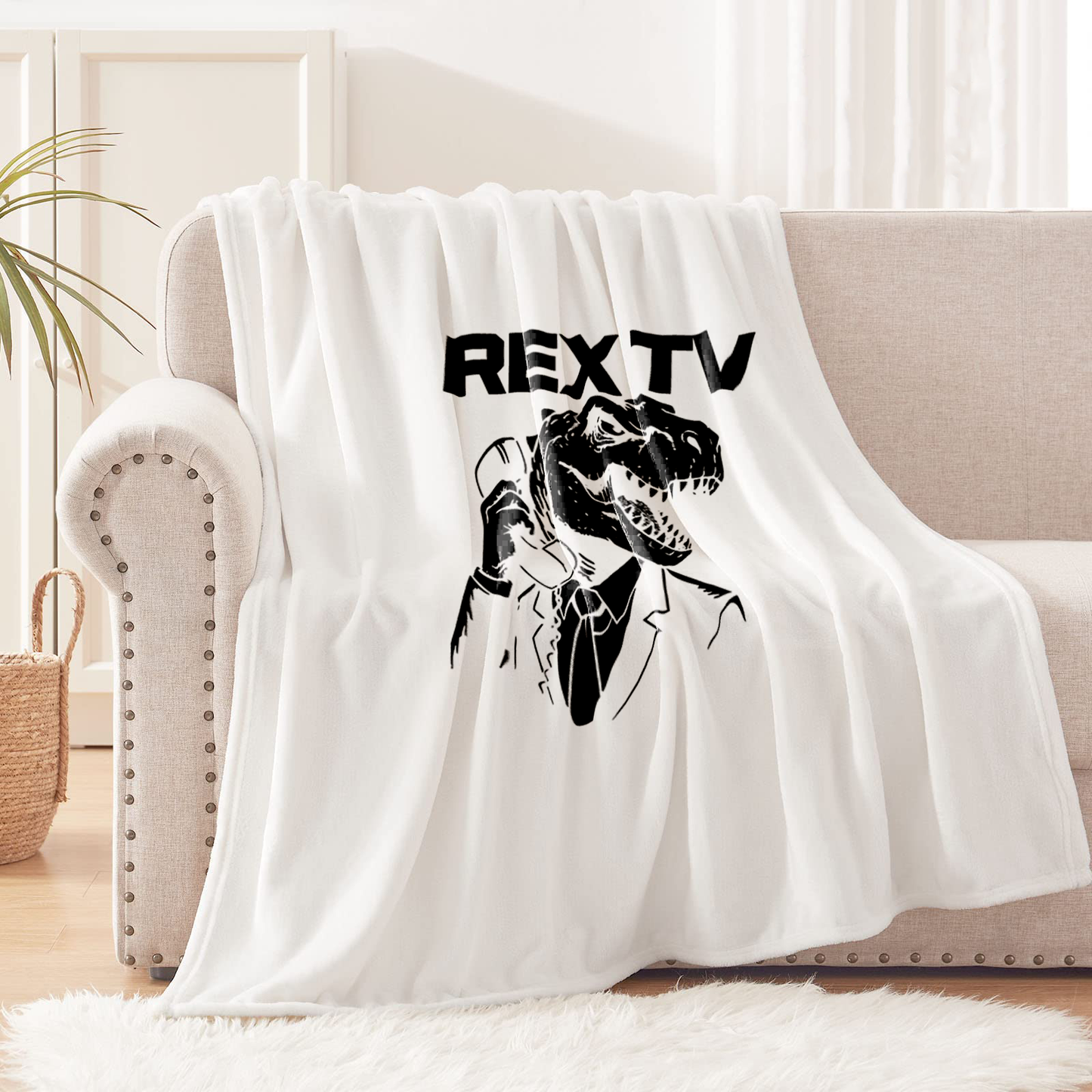 Manta de Tela Polar, Poliéster de 1.10 x 1.60 cm Rex Tv