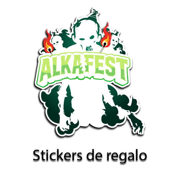 Playera Hombre Alkafest Blanco
