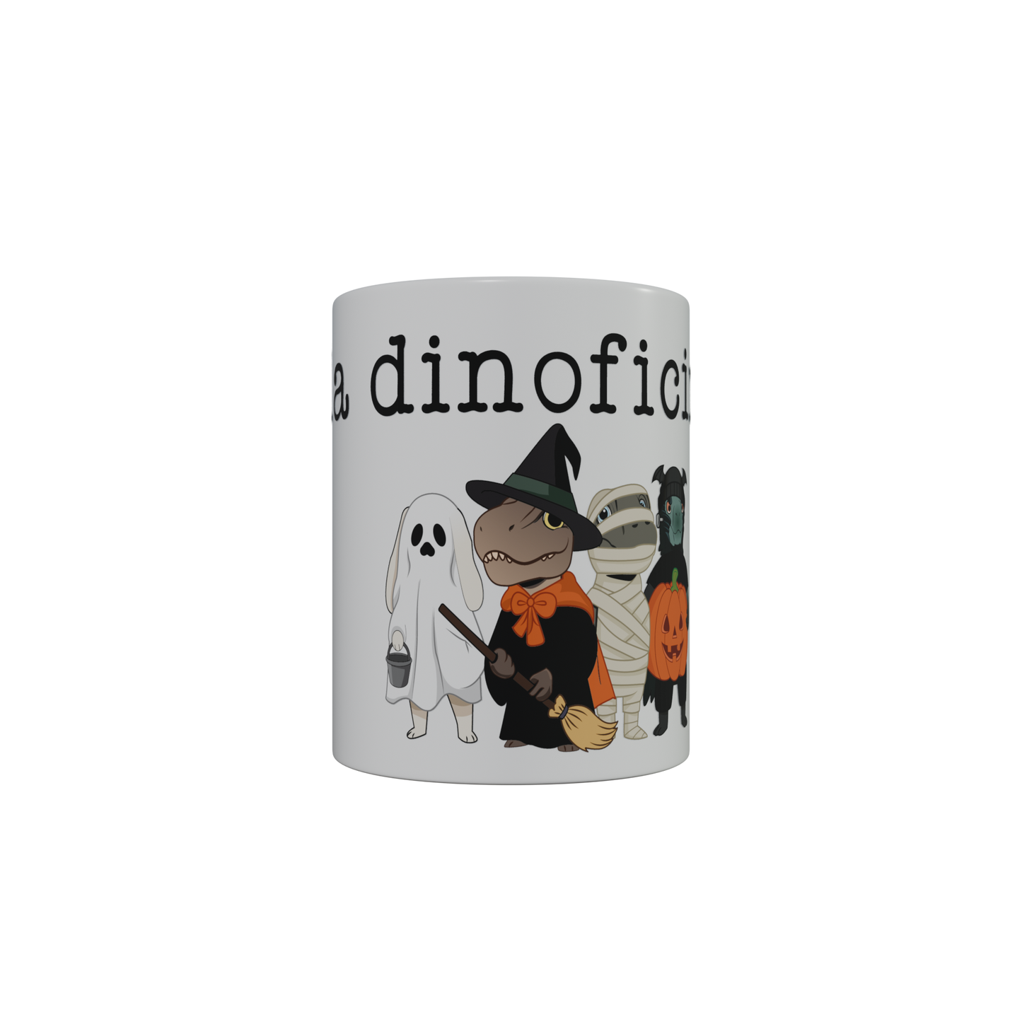 Taza Rex Tv La Dinoficina Halloween