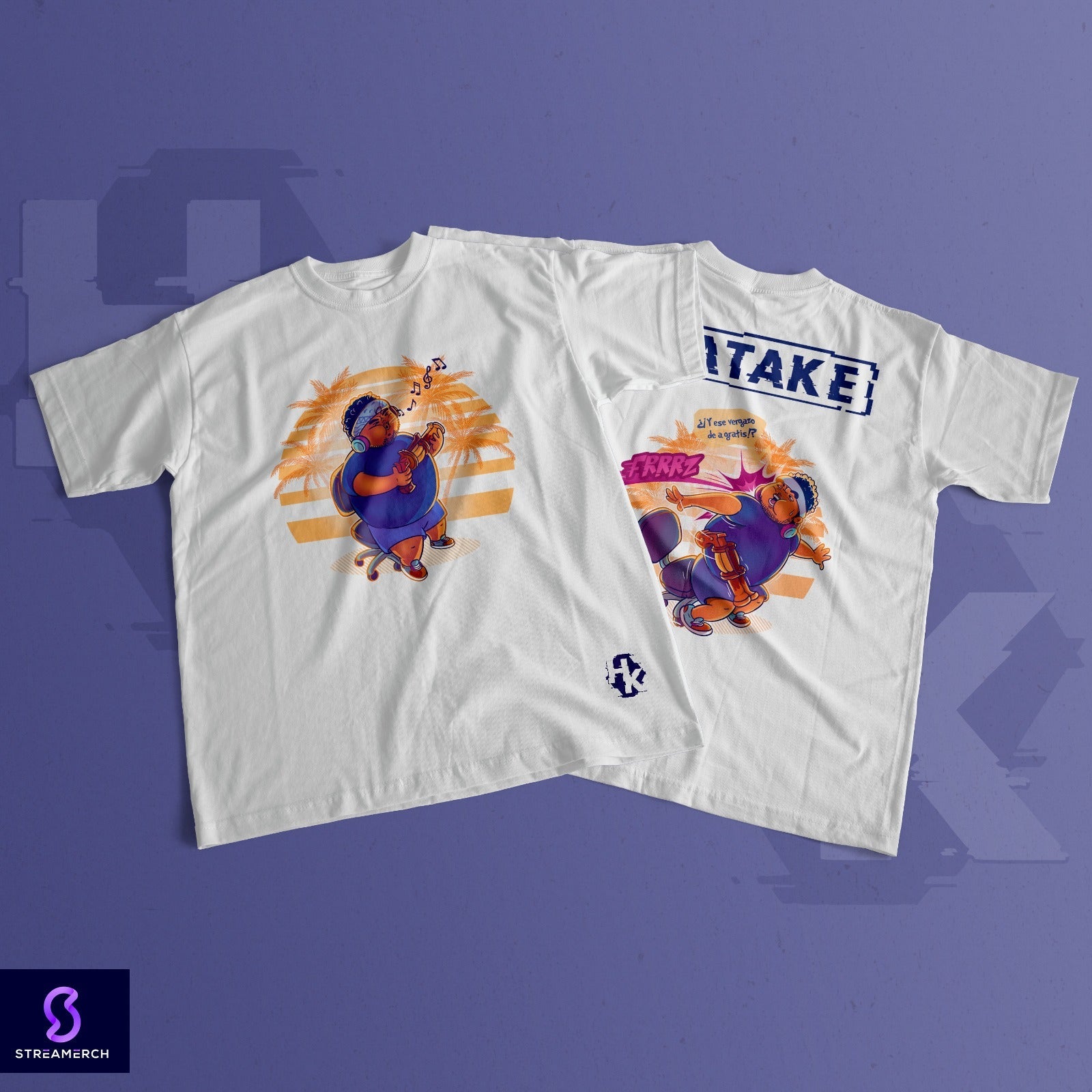 Hatake Gaming Men's White T-Shirt