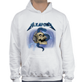 Metallic lightning bolt with skull Alkapone