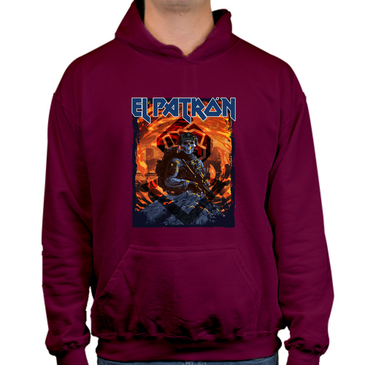 Alkapone the Iron Maiden pattern