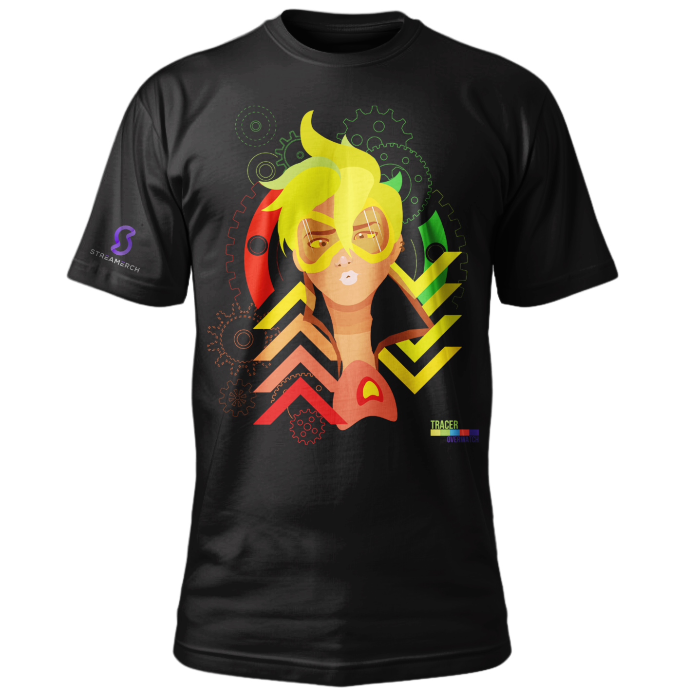 Playera Hombre Tracer Overwatch Aura Collection