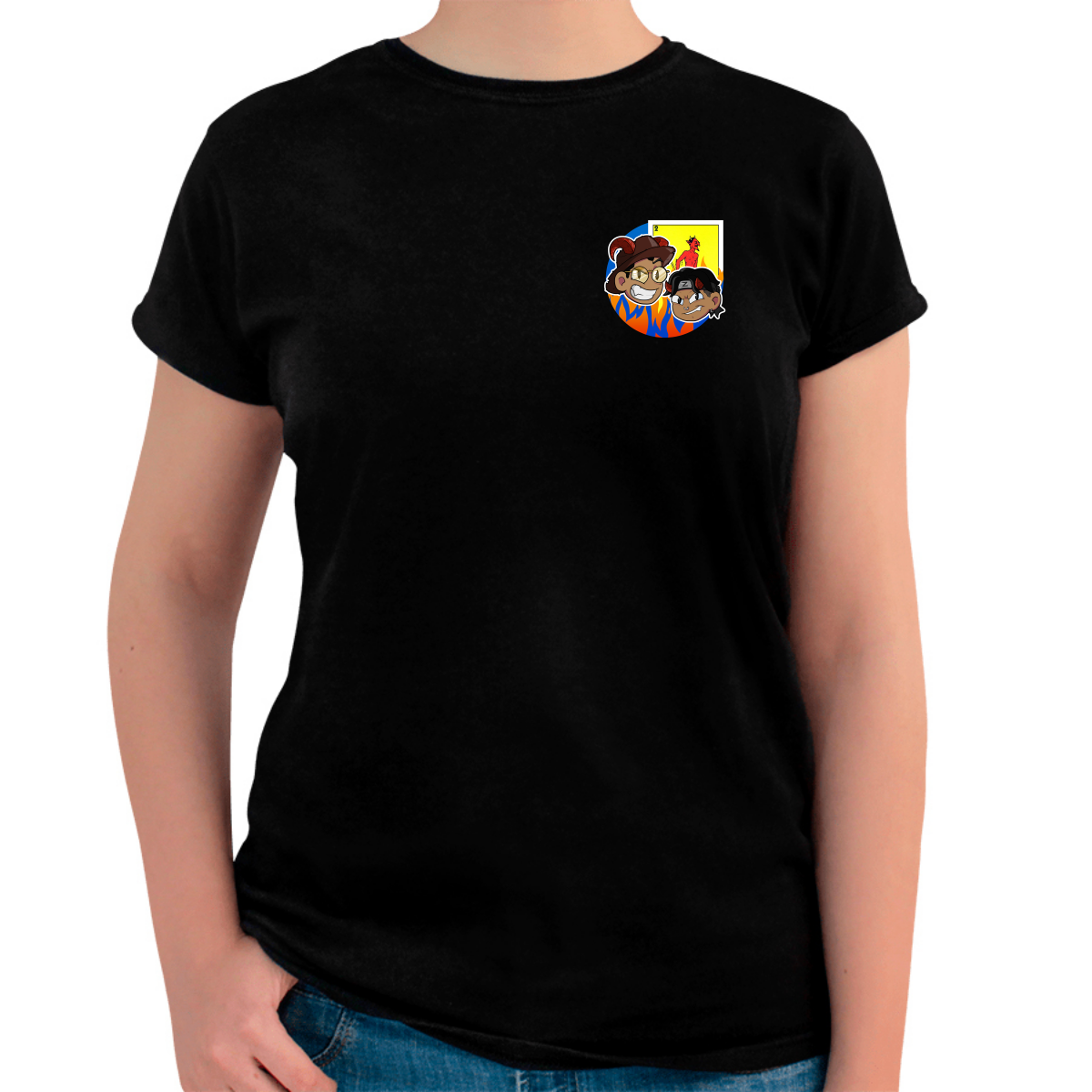 ElBezzer Women's T-Shirt Tribal Roulette of the Little Devil Double Design