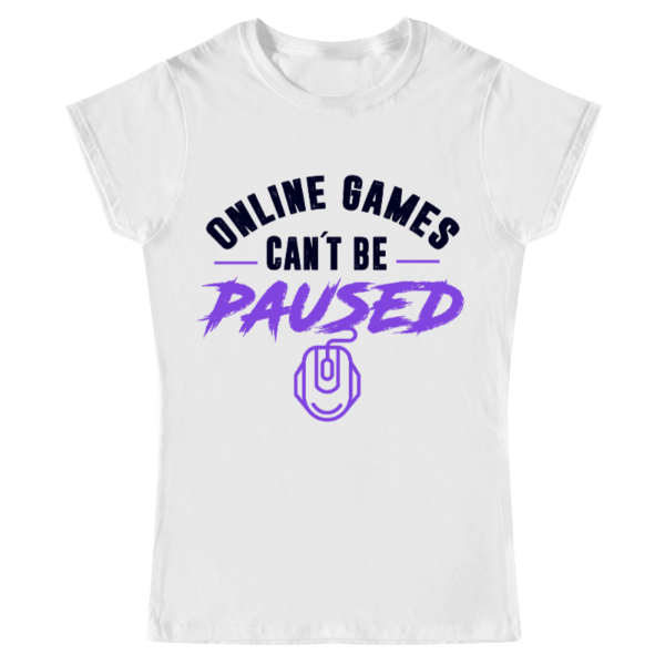 PLAYERA CANT BE PAUSED - Streamerch