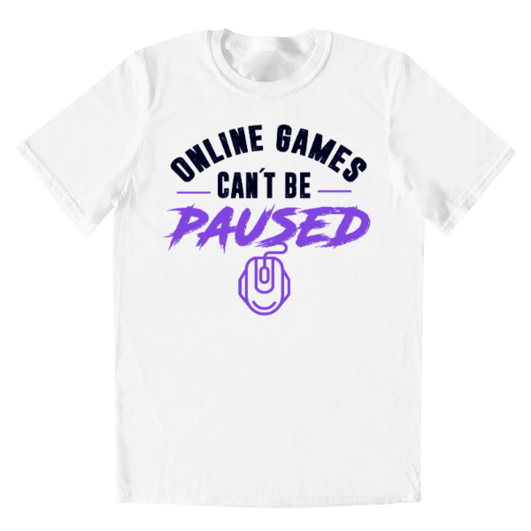 PLAYERA CANT BE PAUSED - Streamerch