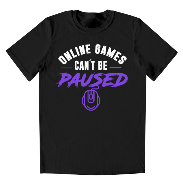 PLAYERA CANT BE PAUSED - Streamerch