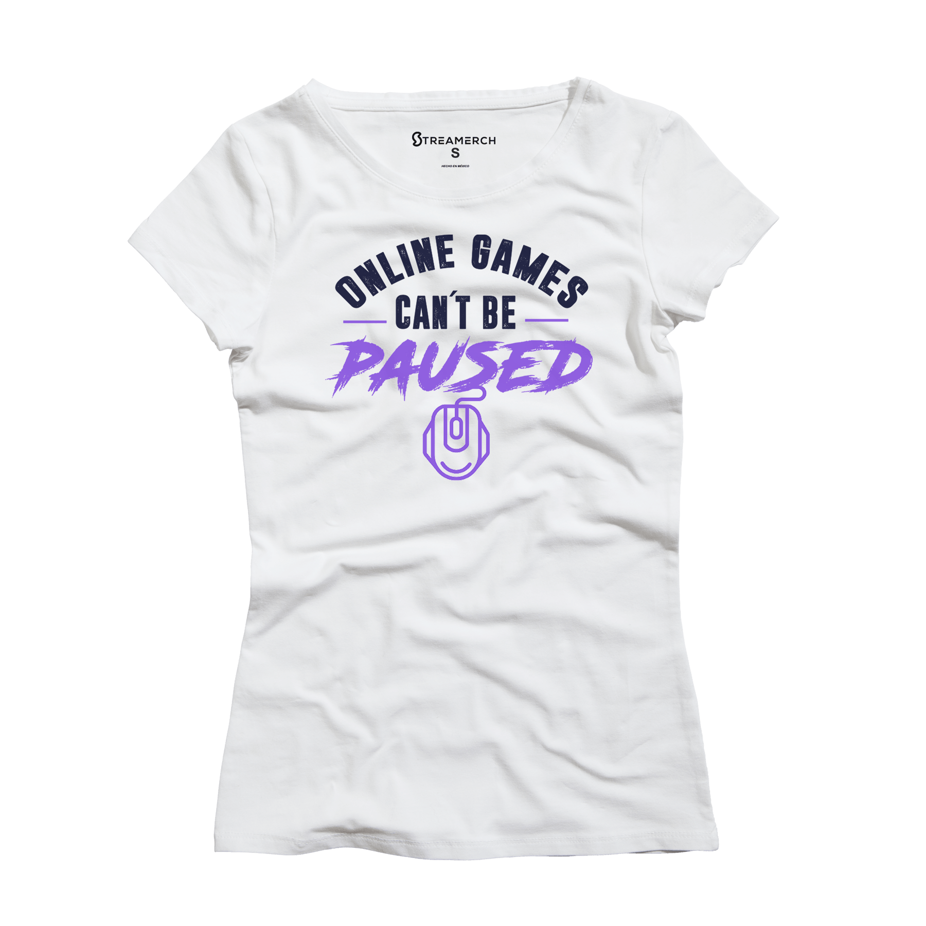 PLAYERA CANT BE PAUSED - Streamerch