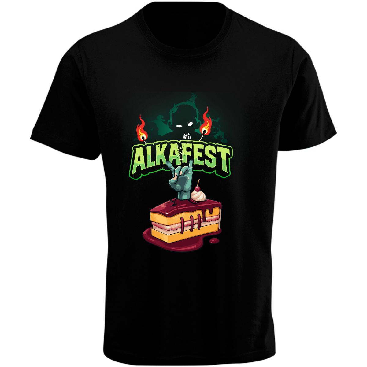 Playera Hombre Alkafest Negro